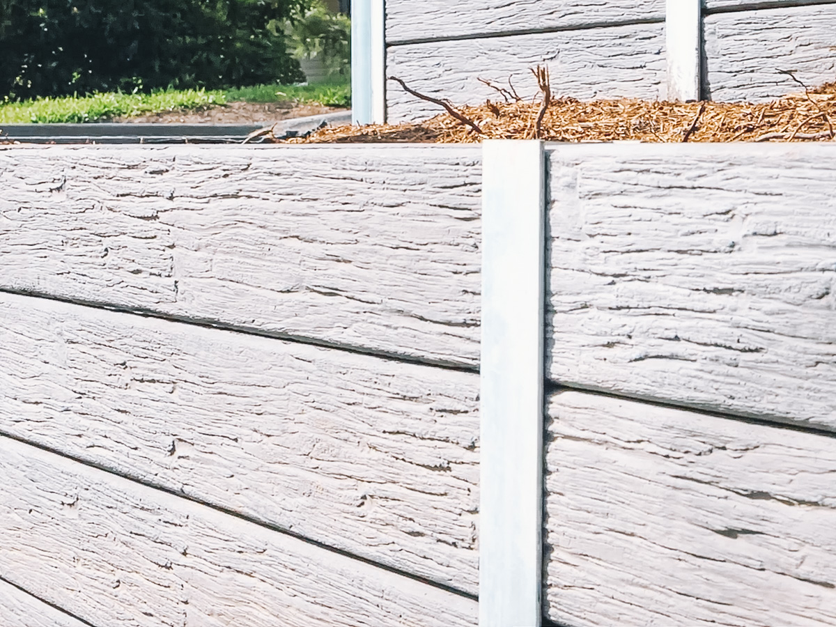 timber retaining steps landscaping