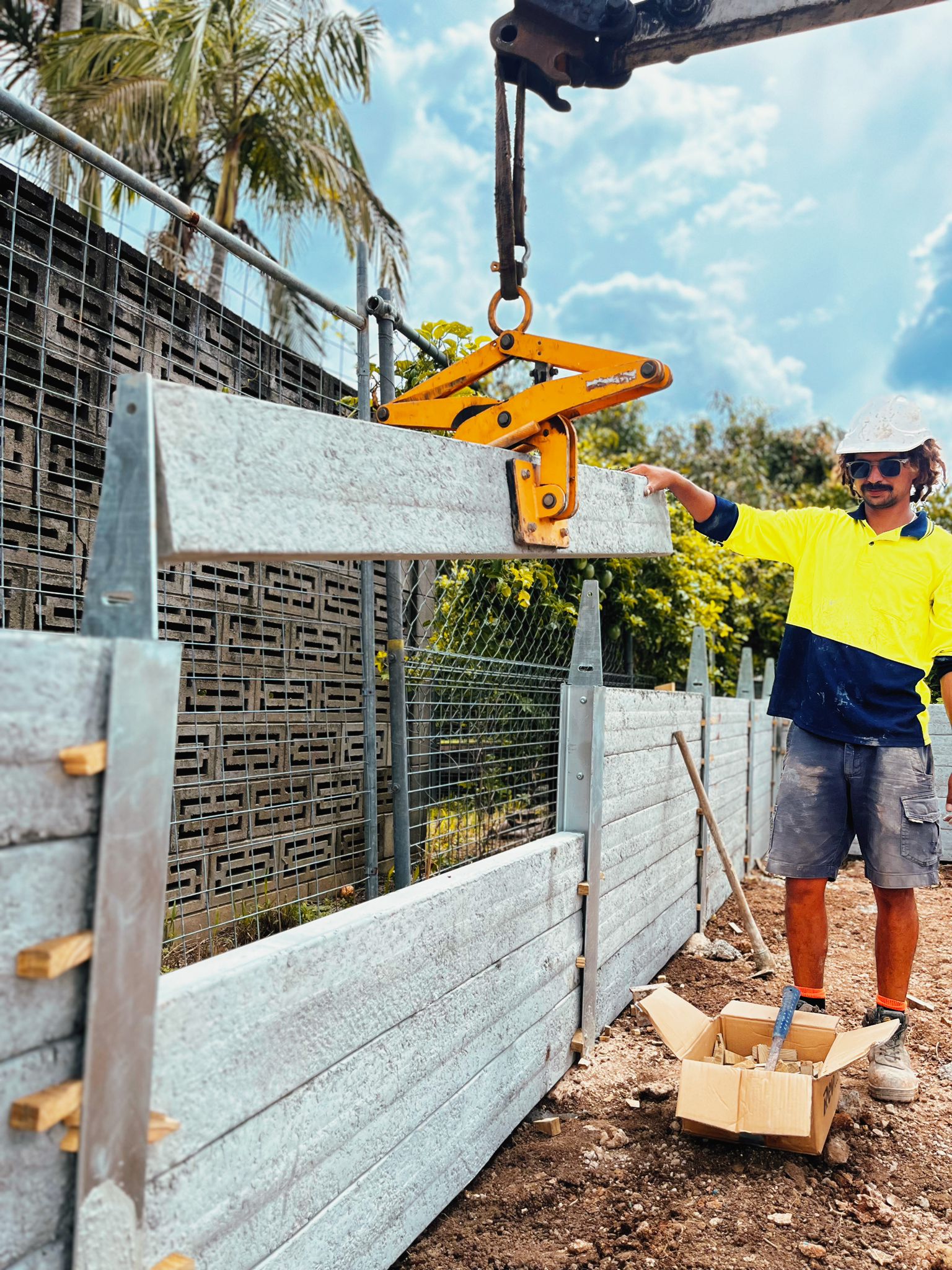 Retaining walls built for gympie doonan noosa